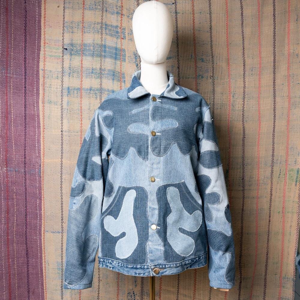 Custom upcycled patchwork jacket - image 1